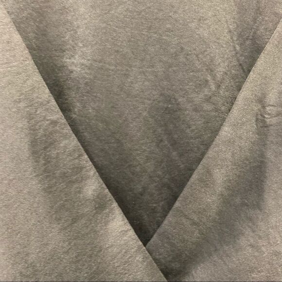 DKNY Black Overlap Cap Sleeve Tank Top, Small - Picture 6 of 10